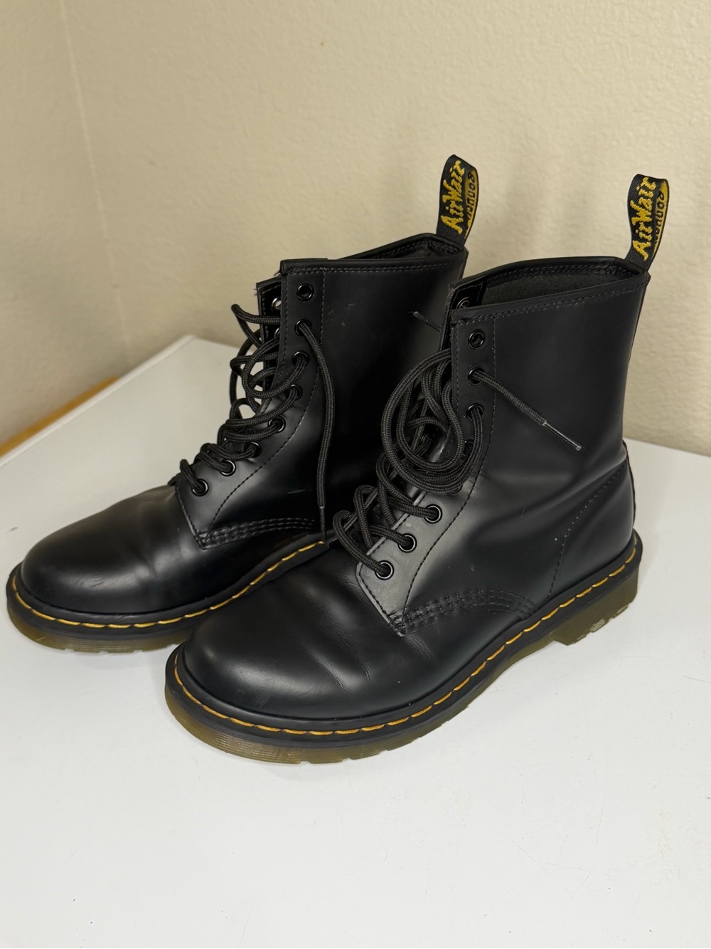 Dr Martens 1460 Smooth Leather Boots Black Women’s US 9 UK 7